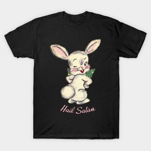 Hail Satan Bunny T-Shirt